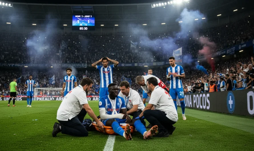 Galatasaray’da Şok Sakatlık: Osimhen Sahalardan Uzak Kalacak